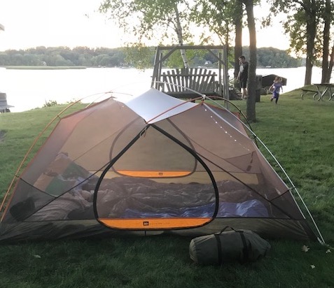 camping in the fall
